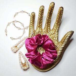 Hand made scrunchie.